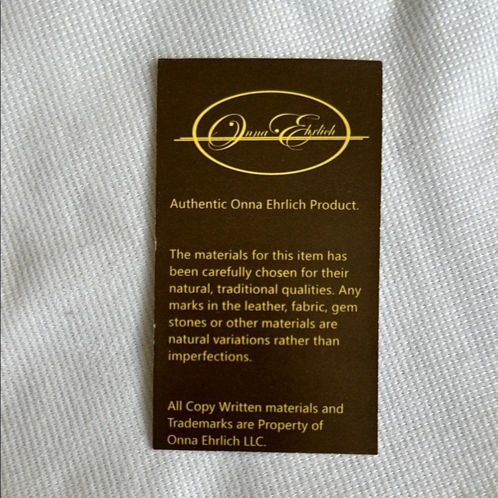 •ONNA EHRLICH• Cream Colored Shoulder Bag - Picture 11 of 12